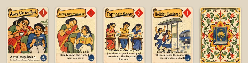 Style board: Kalighat satire panel